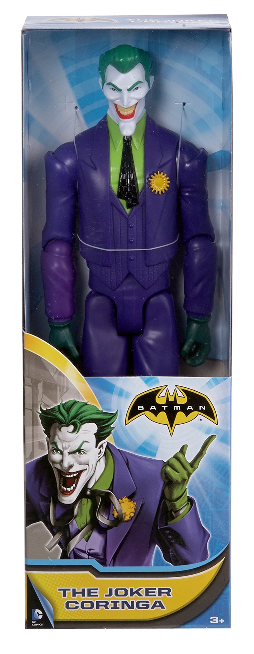 THE JOKER 12” ACTION FIGURE DC COMICS MATTEL 2014