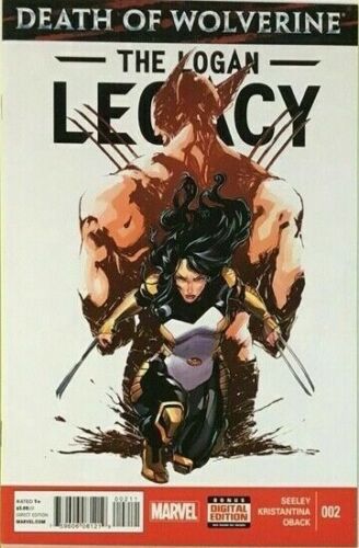 DEATH OF WOLVERINE THE LOGAN LEGACY # 002 MARVEL COMICS NM 2015