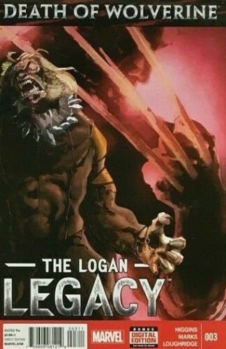 DEATH OF WOLVERINE THE LOGAN LEGACY # 003 MARVEL COMICS NM 2015