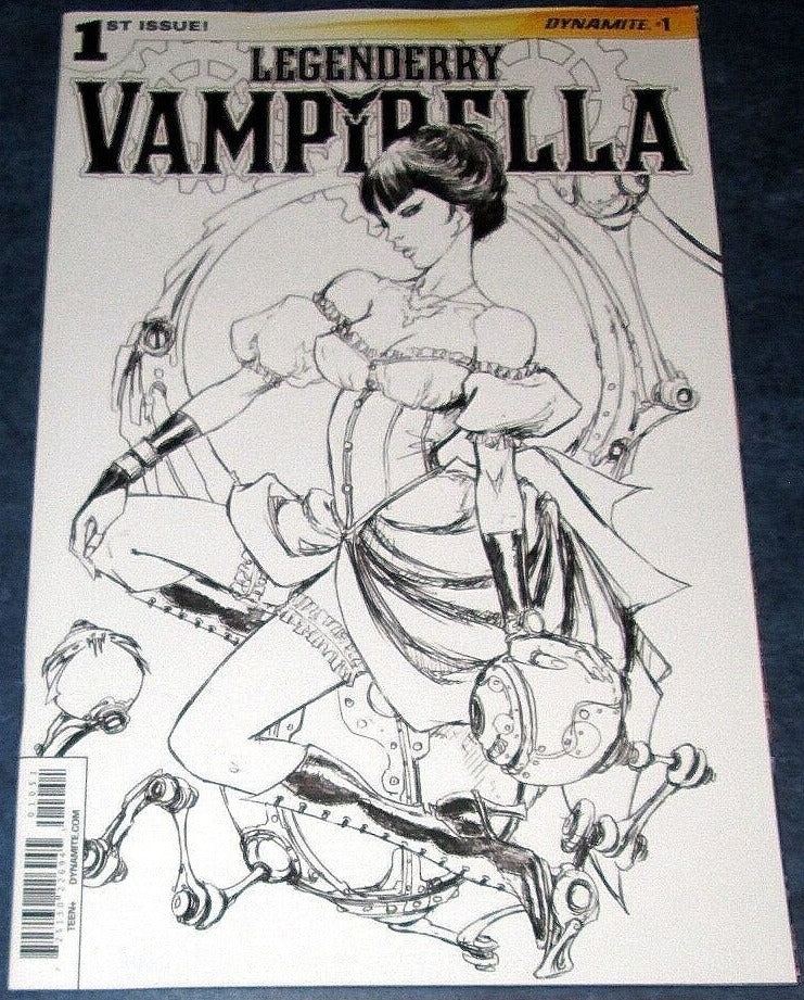 LEGENDERRY VAMPIRELLA: # 1 VARIAT SKETCH COVER DYNAMITE COMICS COMIC BOOK 2015