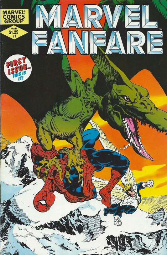 MARVEL FANFARE # 1 MARVEL COMICS GROUP FIRST ISSUE COMIC BOOK 1982