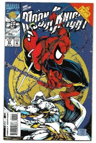 MOONKNIGHT # 57 HOMAGE SPIDER-MAN 300 COVER MARVEL COMIC BOOK 1993