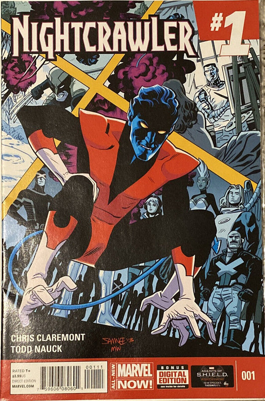 NIGHTCRAWLER # 1 VARIANT EDITION COVER HOMAGE SPIDER-MAN # 1 COVER MARVEL COMIC BOOK 2014