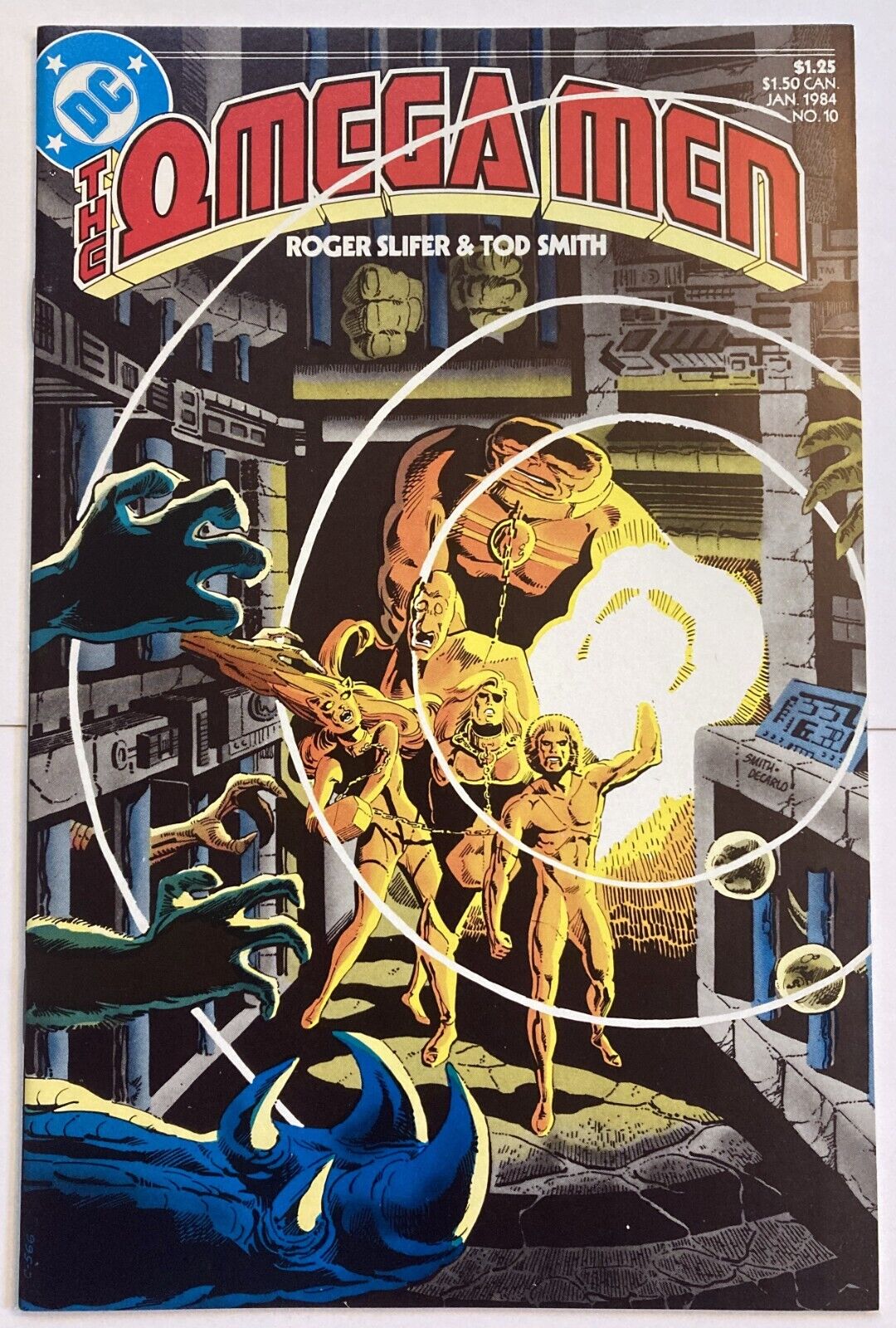 THE OMEGA MEN # 10 LOBO 1ST FULL STORY DC COMICS COMIC BOOK MATURE READING 1984