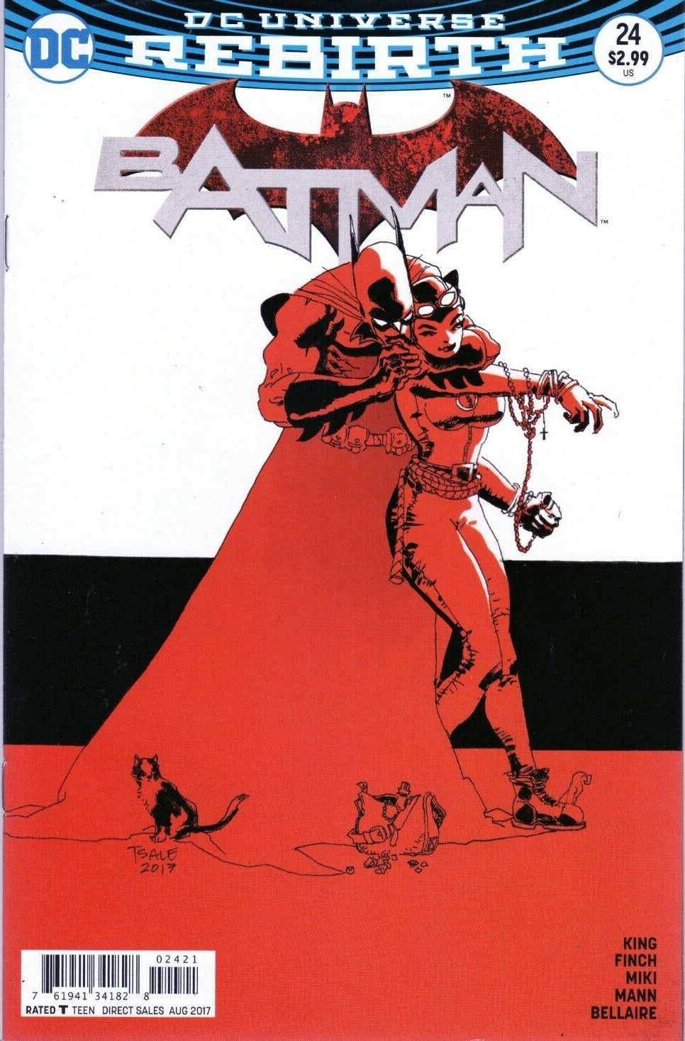 BATMAN REBIRTH # 24 VARIANT DC UNIVERSE COMIC BOOK 2017