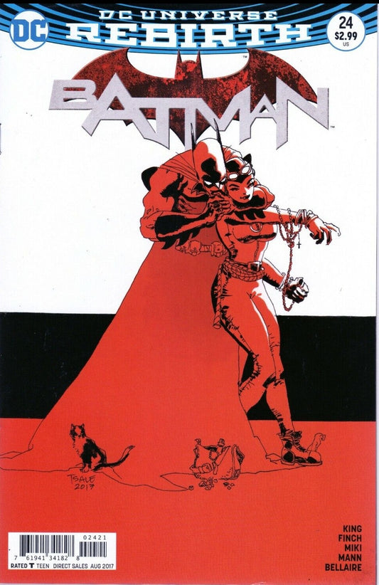 BATMAN REBIRTH # 24 VARIANT DC UNIVERSE COMIC BOOK 2017