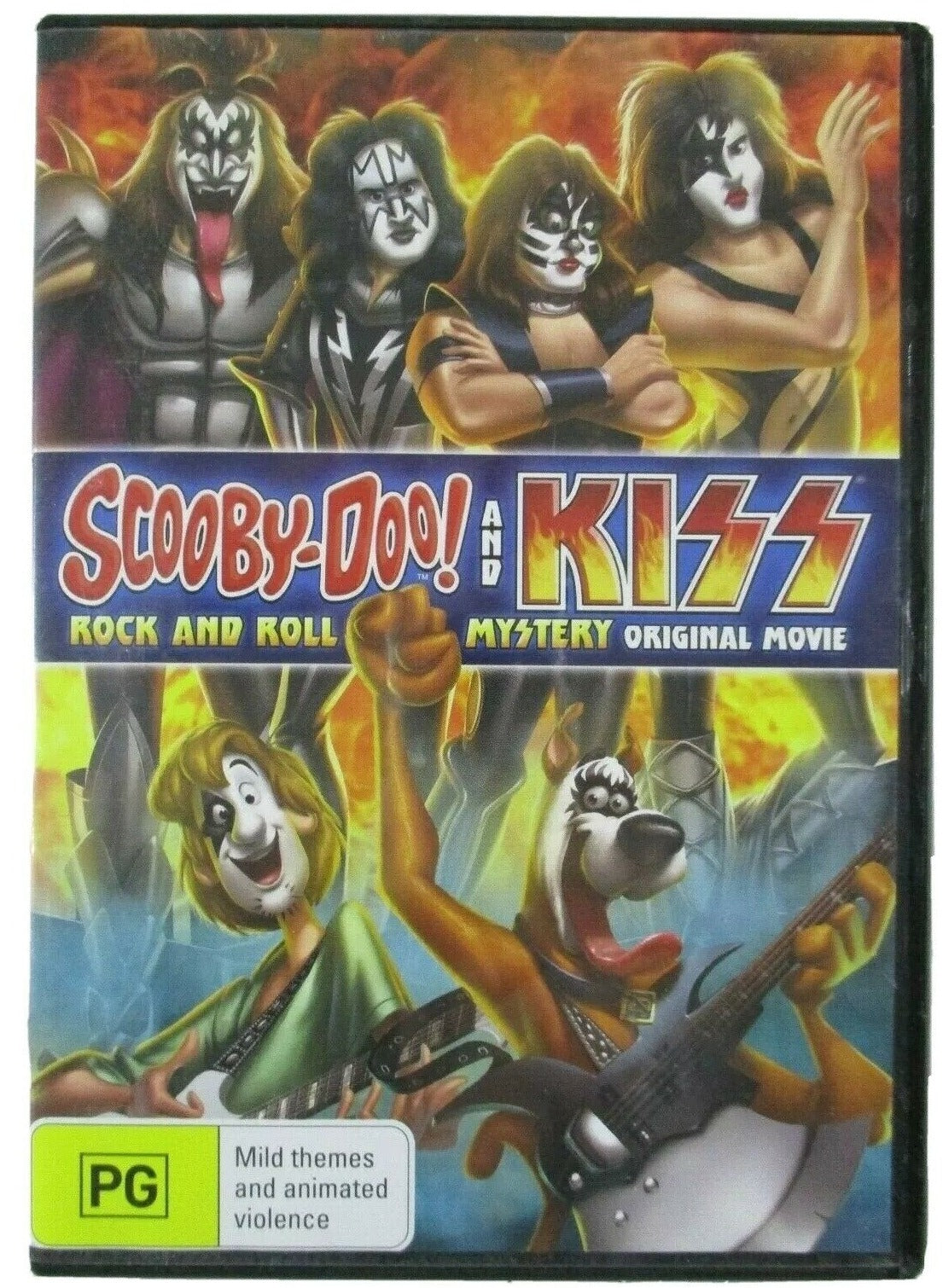 2015 SCOOBY-DOO AND KISS ROCK AND ROLL MYSTERY DVD MOVIE NEW UNOPENED
