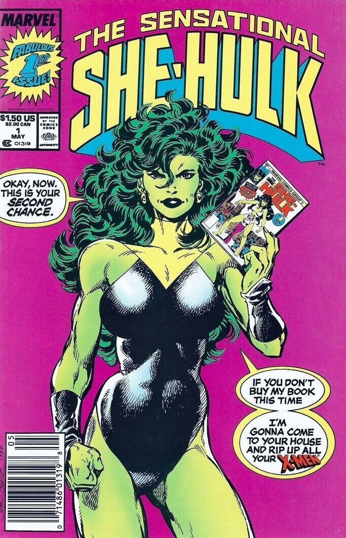 THE SENSATIONAL SHE-HULK # 1 MARVEL VF COMIC BOOK 1989