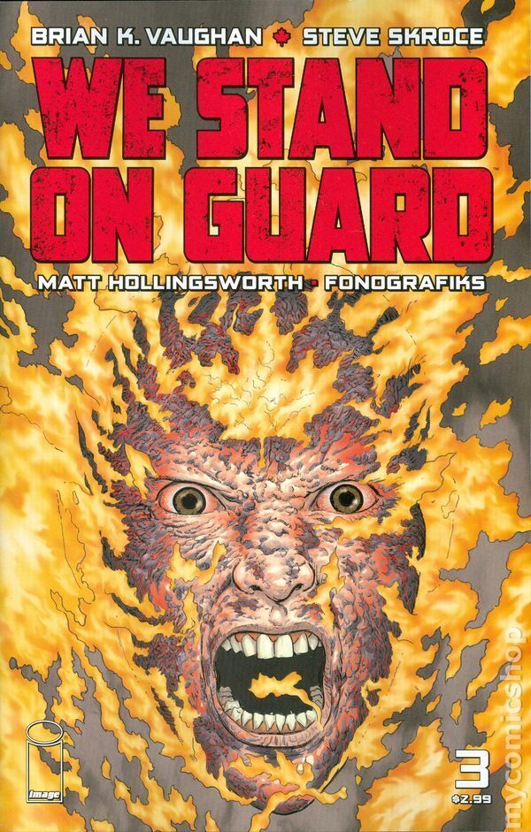 WE STAND ON GUARD # 3 NM / VF IMAGE COMICS COMIC BOOK 2015