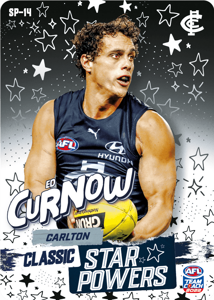 2022 AFL Teamcoach Star powers Ed Curnow SP-14 CODE UNUSED
