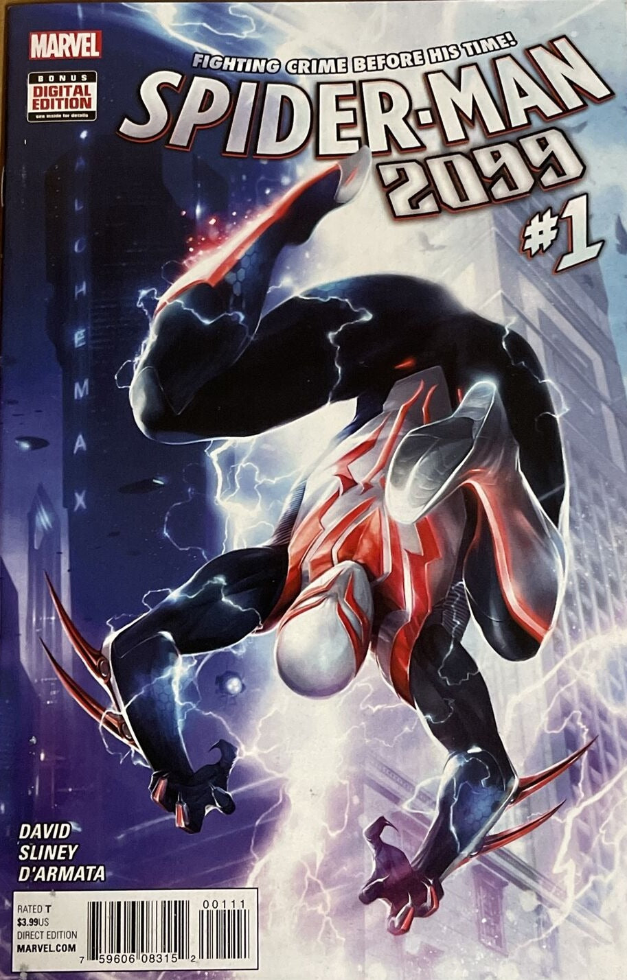 SPIDER-MAN 2099 # 1 V2 MARVEL COMICS NM 2015