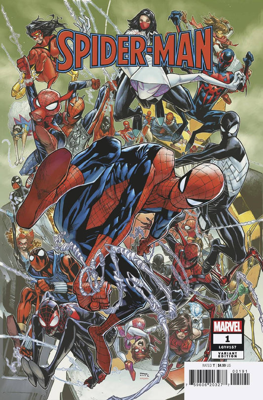 SPIDER-MAN #1 SPIDER-VERSE RAMOS/BAGLEY SLOTT 1ST PRINT VARIANT (NM) 2022