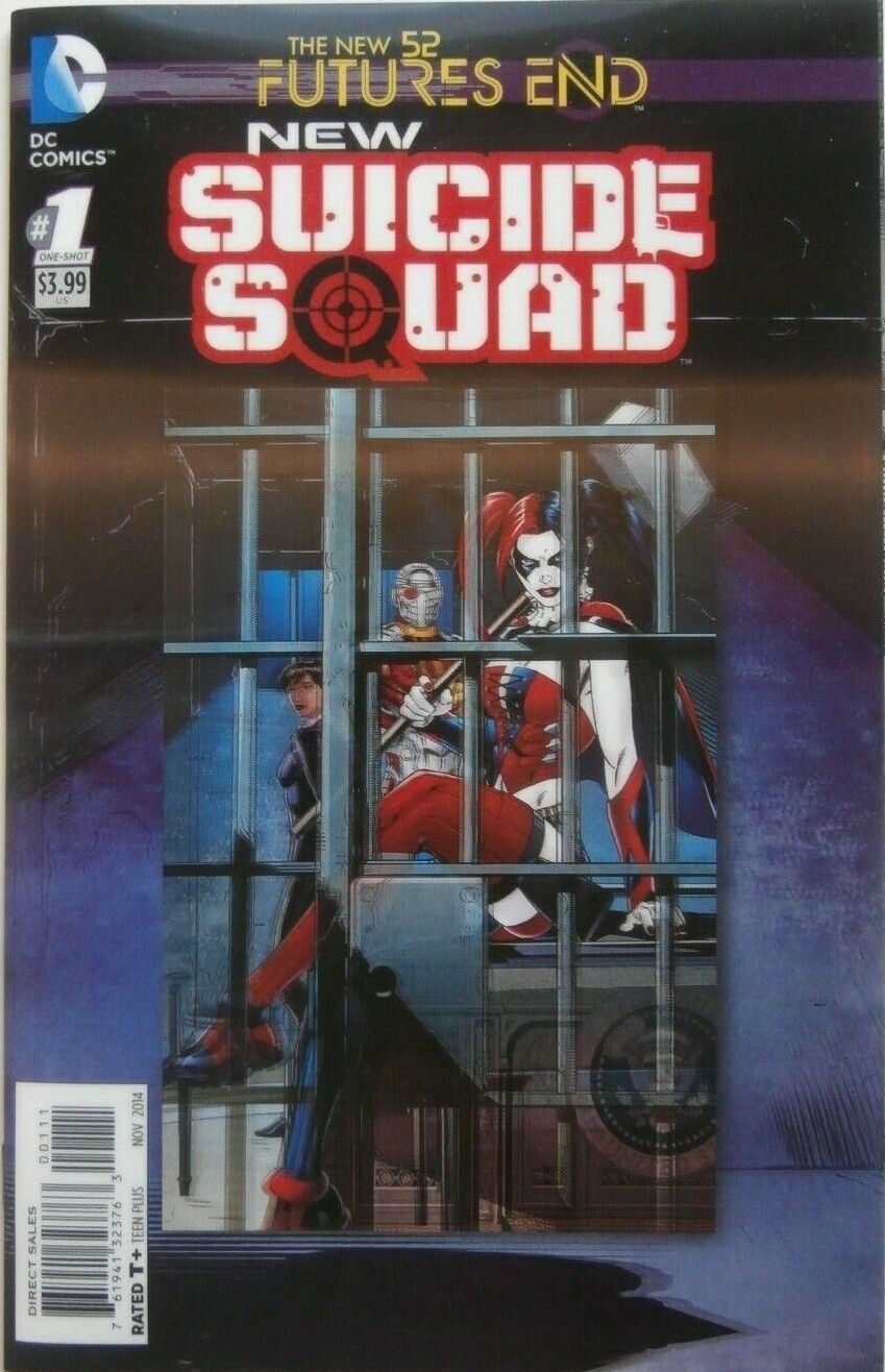NEW SUICIDE SQUAD #1 FUTURES END VARIANT 3D LENTICULAR DC COMICS 2014