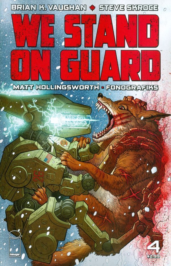 WE STAND ON GUARD # 4 NM / VF IMAGE COMICS COMIC BOOK 2015