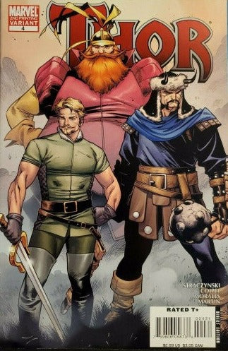 THOR # 4 VARIANT 2ND PRINTING MARVEL COMIC BOOK 2007