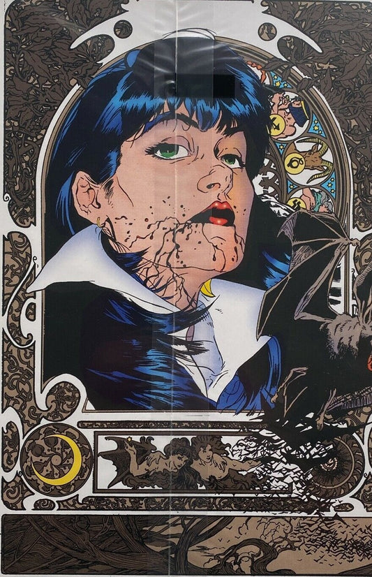 VAMPIRELLA ZERO # 0 VARIANT RED FOIL STEALED HARRIS COMIC BOOK 1994