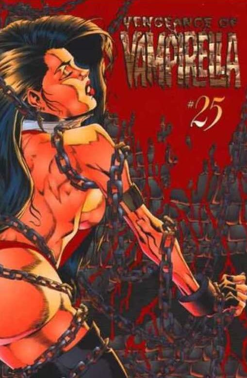 VENGEANCE OF VAMPIRELLA # 25 VARIANT RED FOIL HARRIS COMIC BOOK 1996