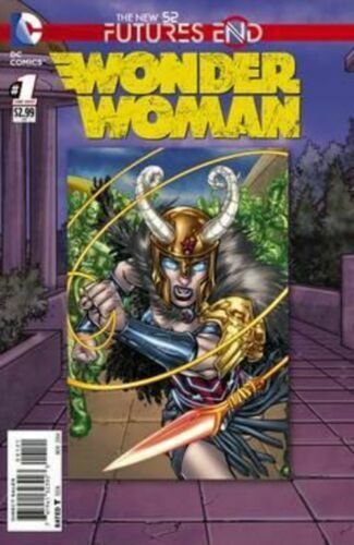 WONDER WOMAN # 1 FUTURES END 3D LENTICULAR VARIANT NM DC COMIC BOOK 2014