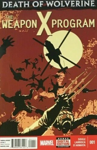 DEATH OF WOLVERINE THE WEAPON X PROGRAM # 001 MARVEL COMICS NM 2014