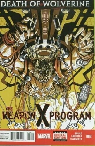 DEATH OF WOLVERINE THE WEAPON X PROGRAM # 003 MARVEL COMICS NM 2015