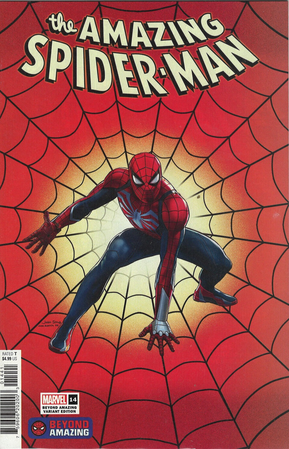 THE AMAZING SPIDER-MAN # 14 BEYOND AMAZING VARIANT EDITION 1ST APP HALLOWS' EVE MARVEL COMIC BOOK 2022
