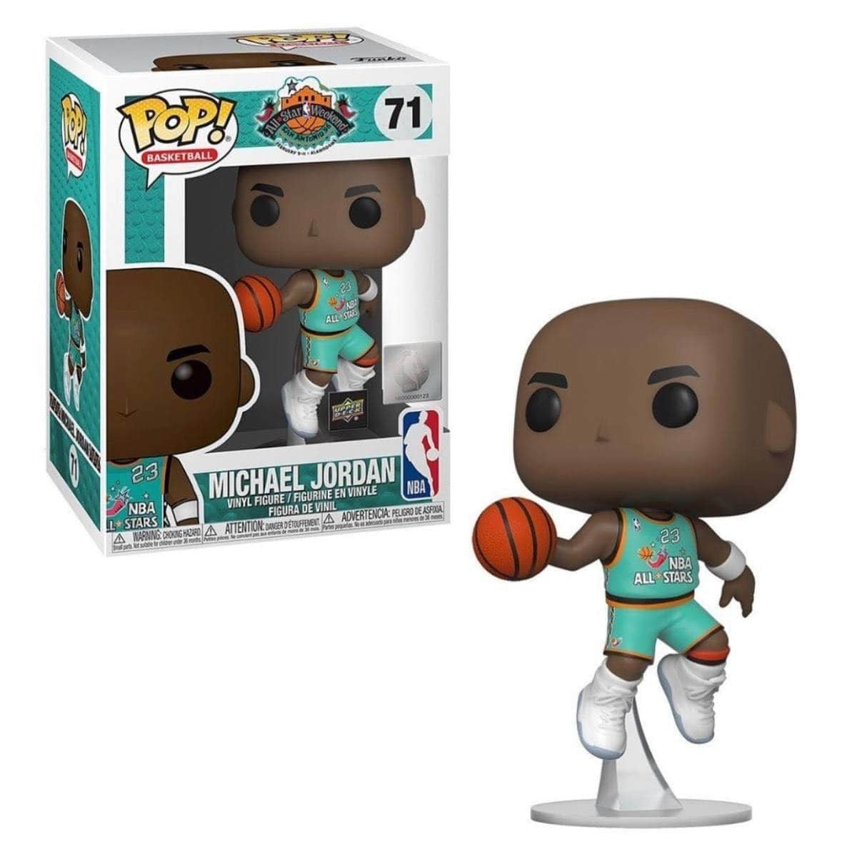 Michael Jordan All Stars Jersey Funko POP! Upper Deck US Only Exclusive W/Protector (In Store)