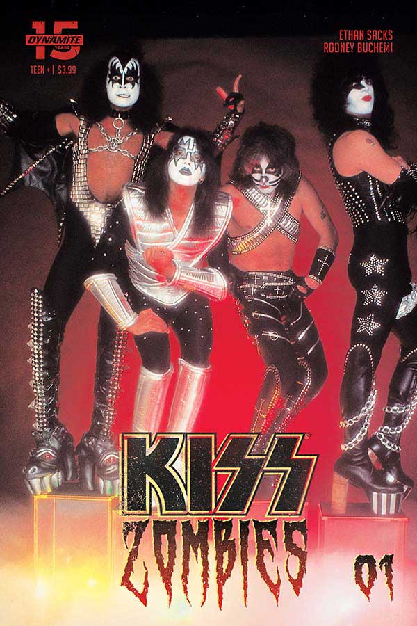 KISS ZOMBIES # 1 VARIANT LOVE GUN PHOTO D COVER NM DYNAMITE COMICS 2019