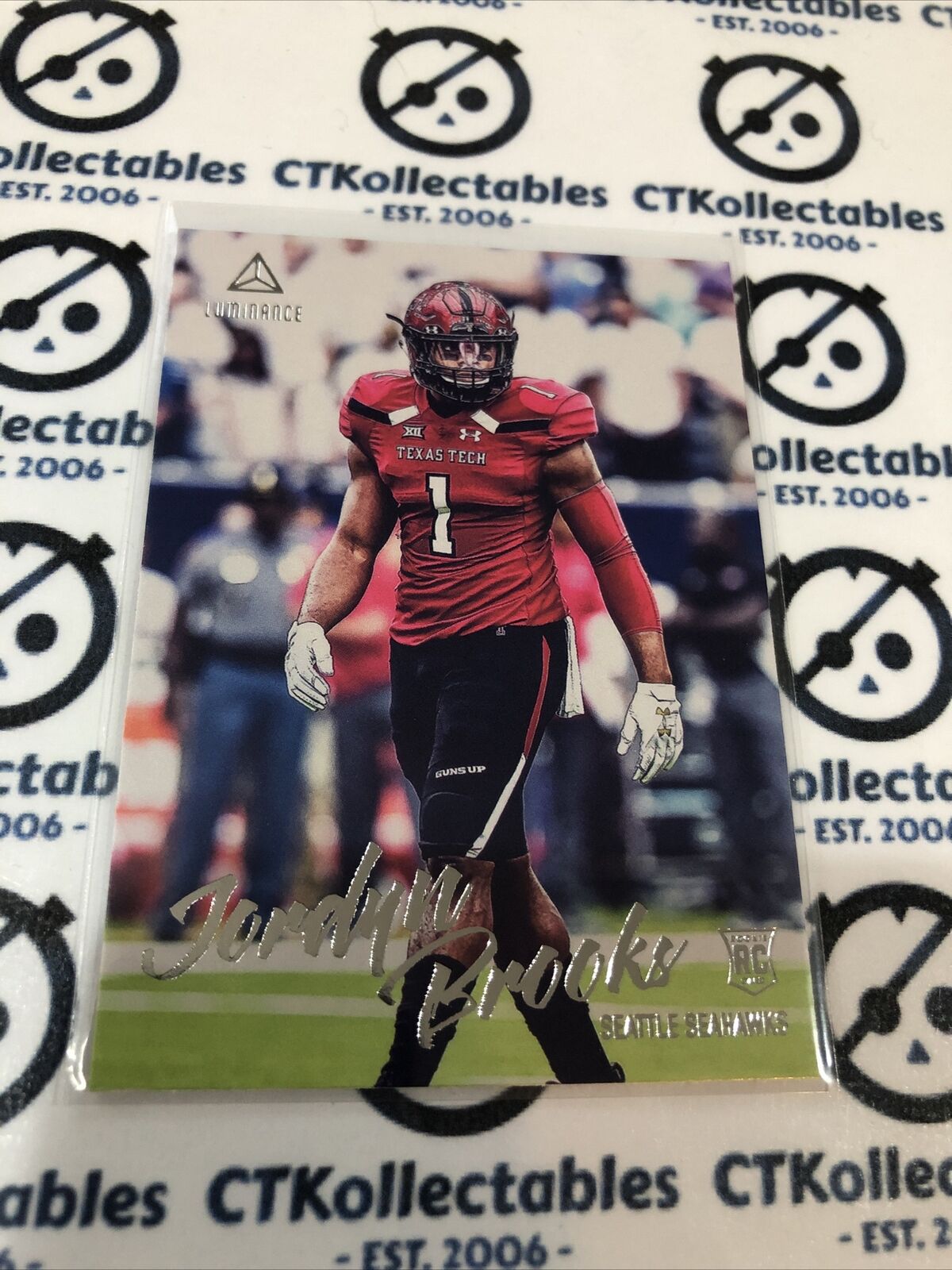 2020 NFL Luminance Jordyn Brooks RC #124 Seahawks