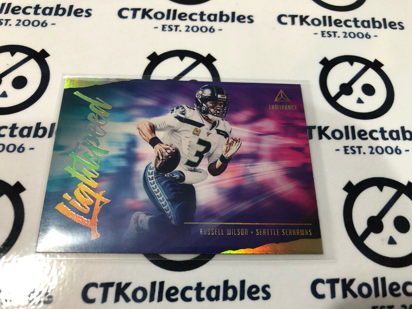 2020 NFL Luminance Russell Wilson Lightspeed #LS10 Seahawks