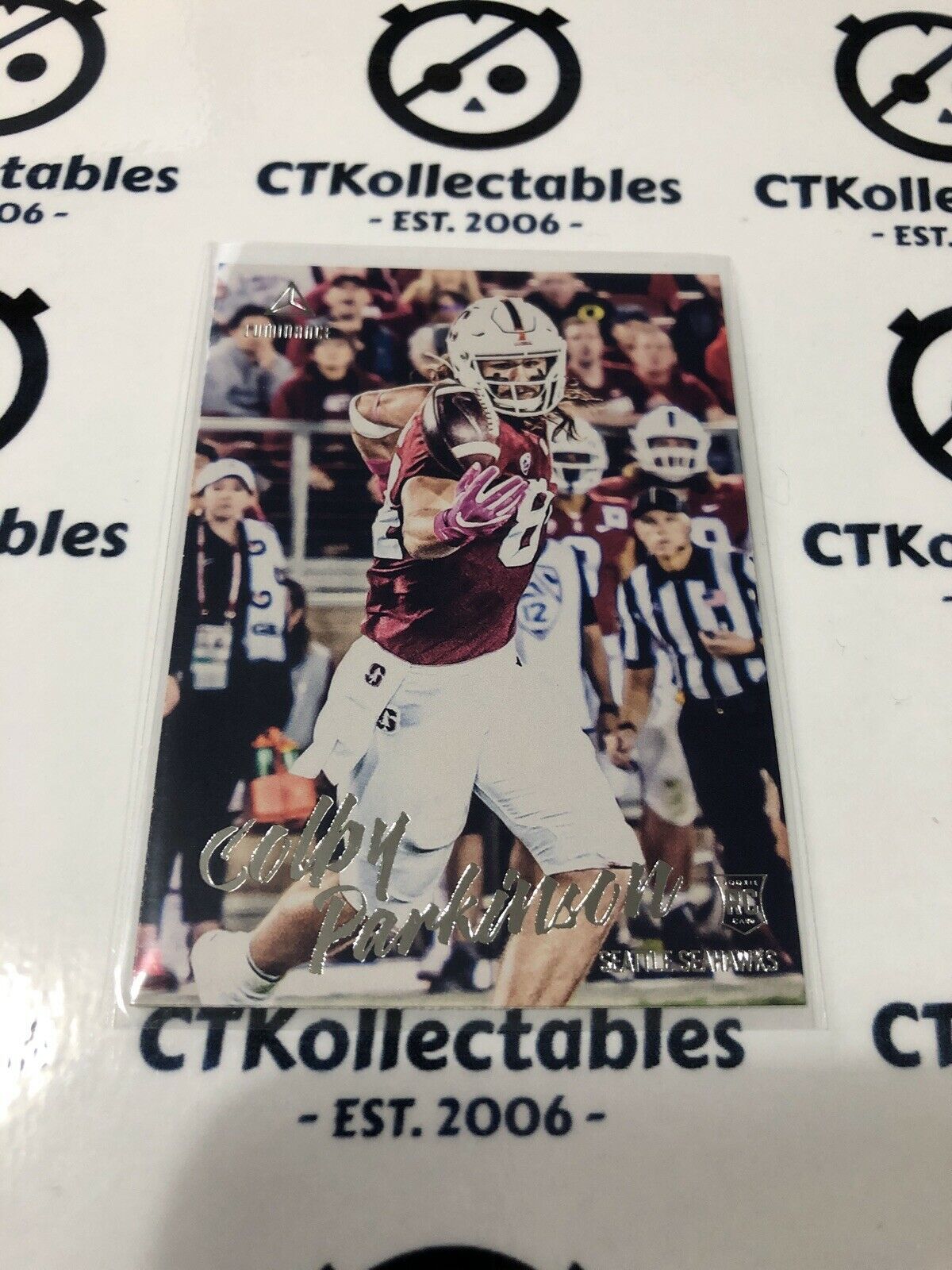 2020 NFL Luminance Colby Parkinson RC Base #193 Seahawks