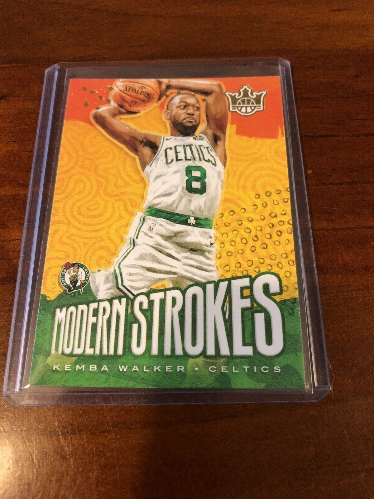 2019-20 Panini Court Kings Modern Strokes Kemba Walker #14 Celtics