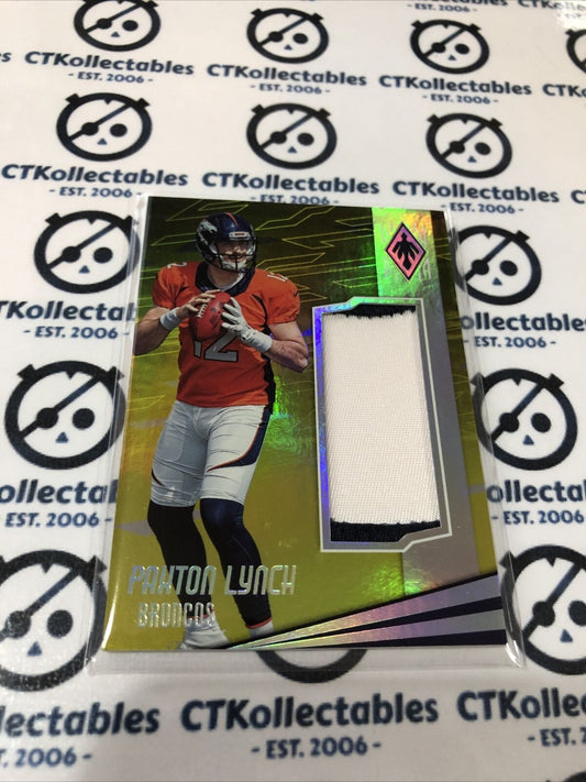 2016 NFL Phoenix Paxton Lynch Yellow Patch #18/25 Broncos