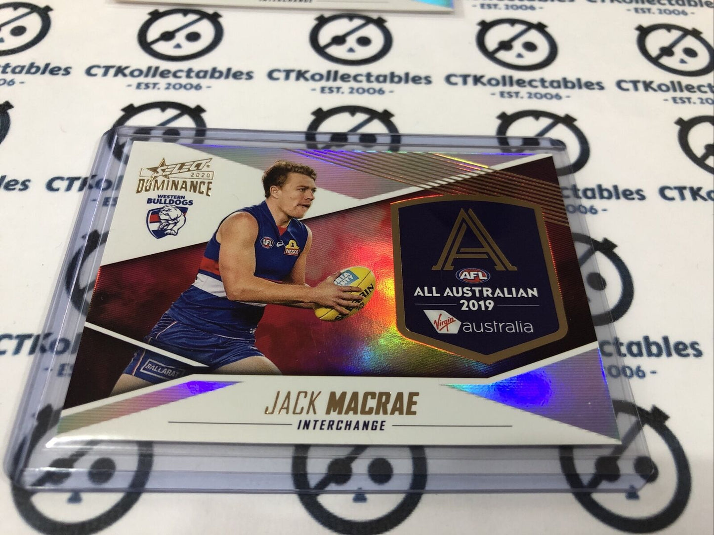 2020 AFL Dominance All Australian Jack Macrae AA22 Bulldogs