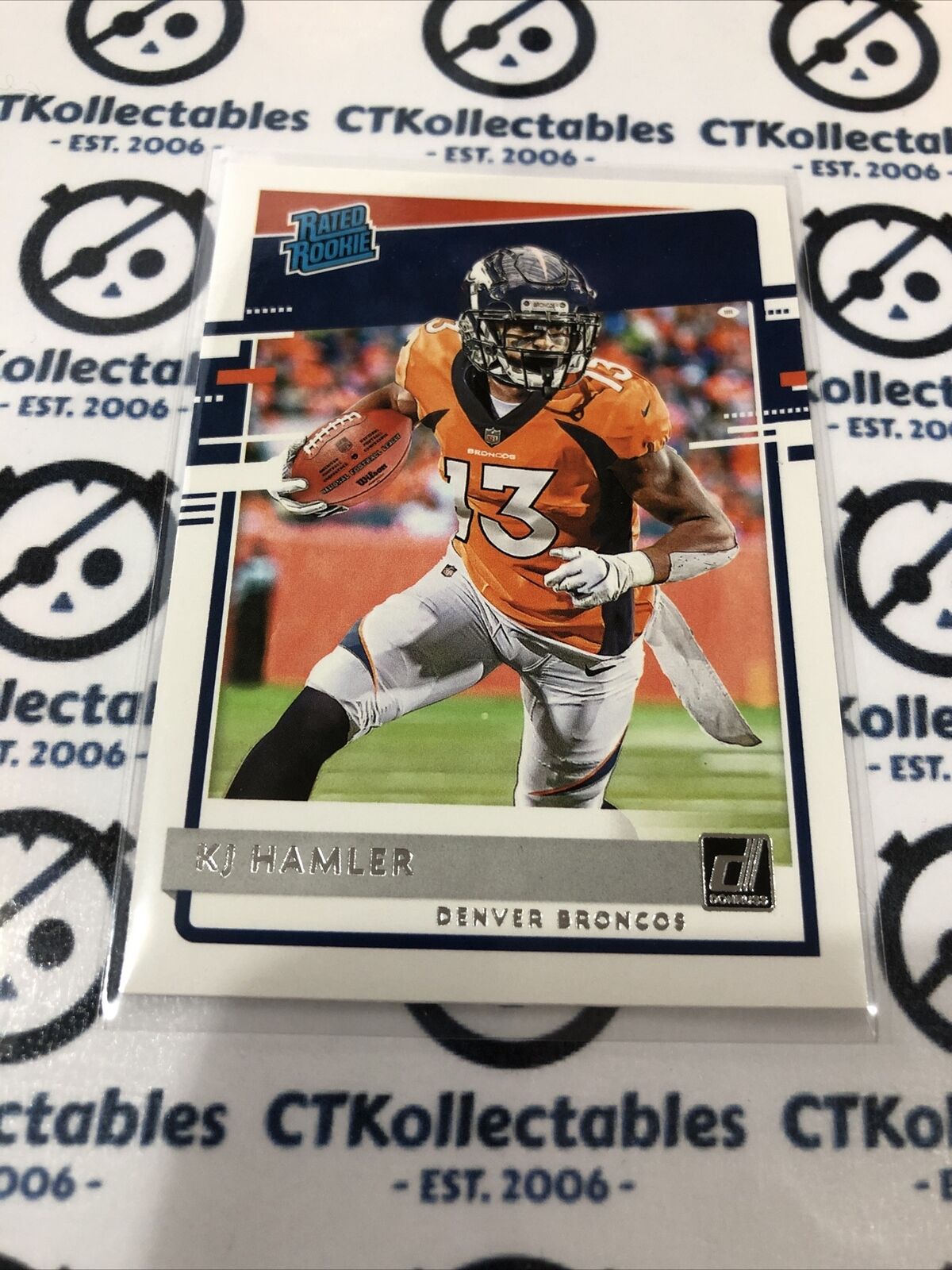 2020 NFL Donruss KJ Hamler Rated Rookie #320 Broncos RC