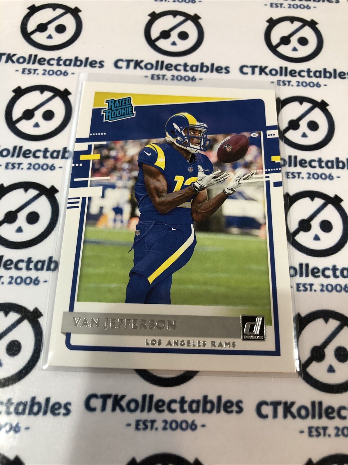 2020 NFL Donruss Van Jefferson Rated Rookie #326 Rams RC