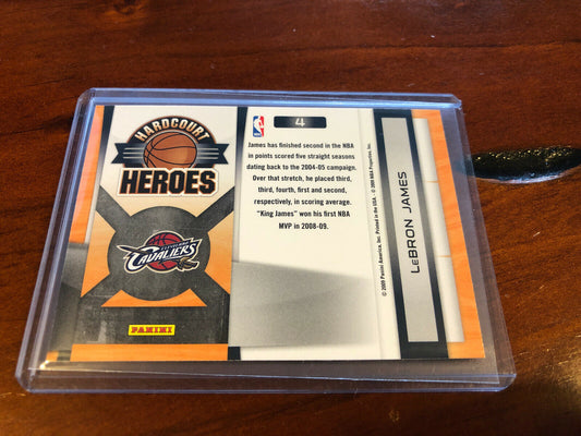 2009-10 Panini Prestige Hardcourt Heroes #4 Lebron James Cavs SP