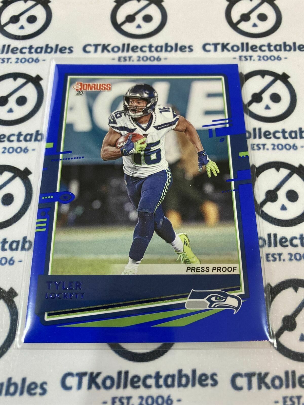 2020 NFL Donruss Press Proof Blue #225 Tyler Lockett