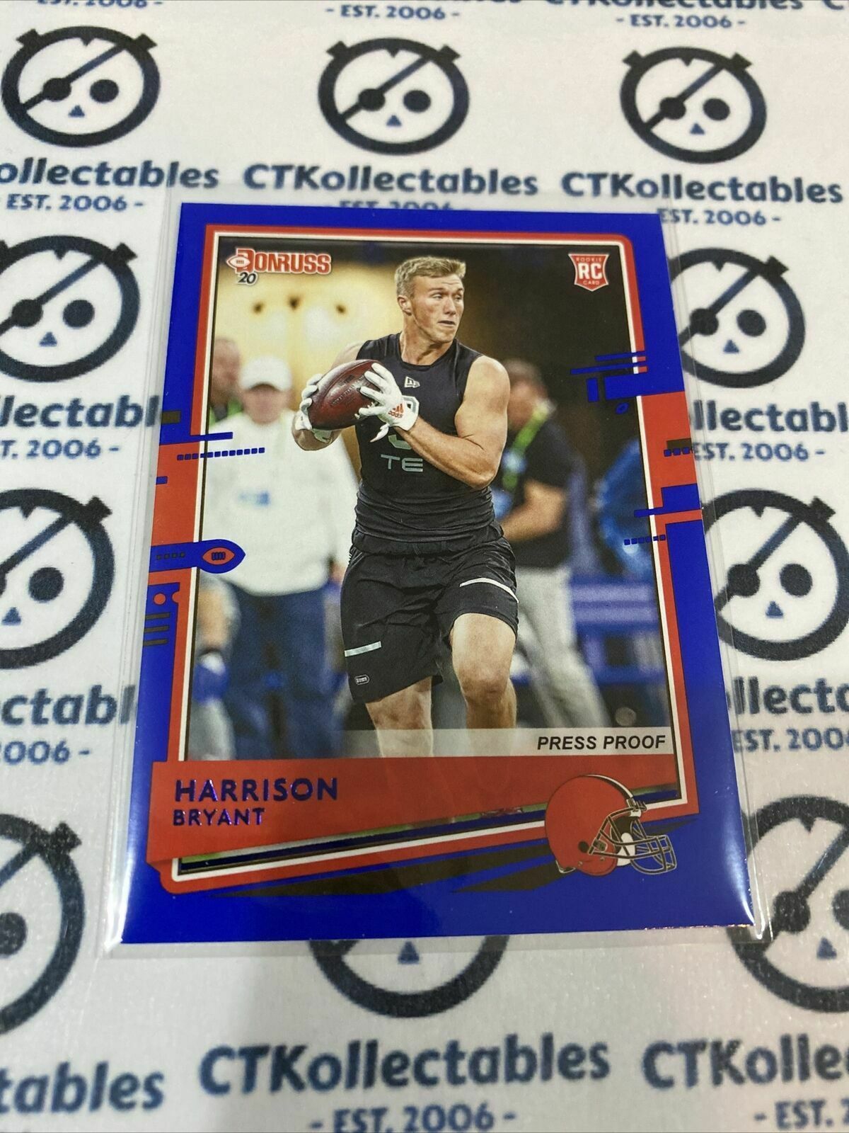 2020 NFL Donruss Press Proof Blue #276 Harrison Bryant RC