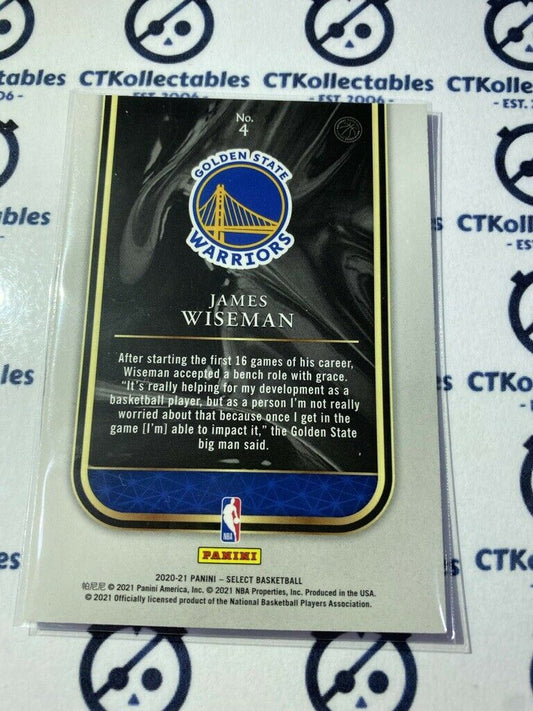 2020-21 Panini NBA Select James Wiseman Rookie Selections #4 RC Warriors