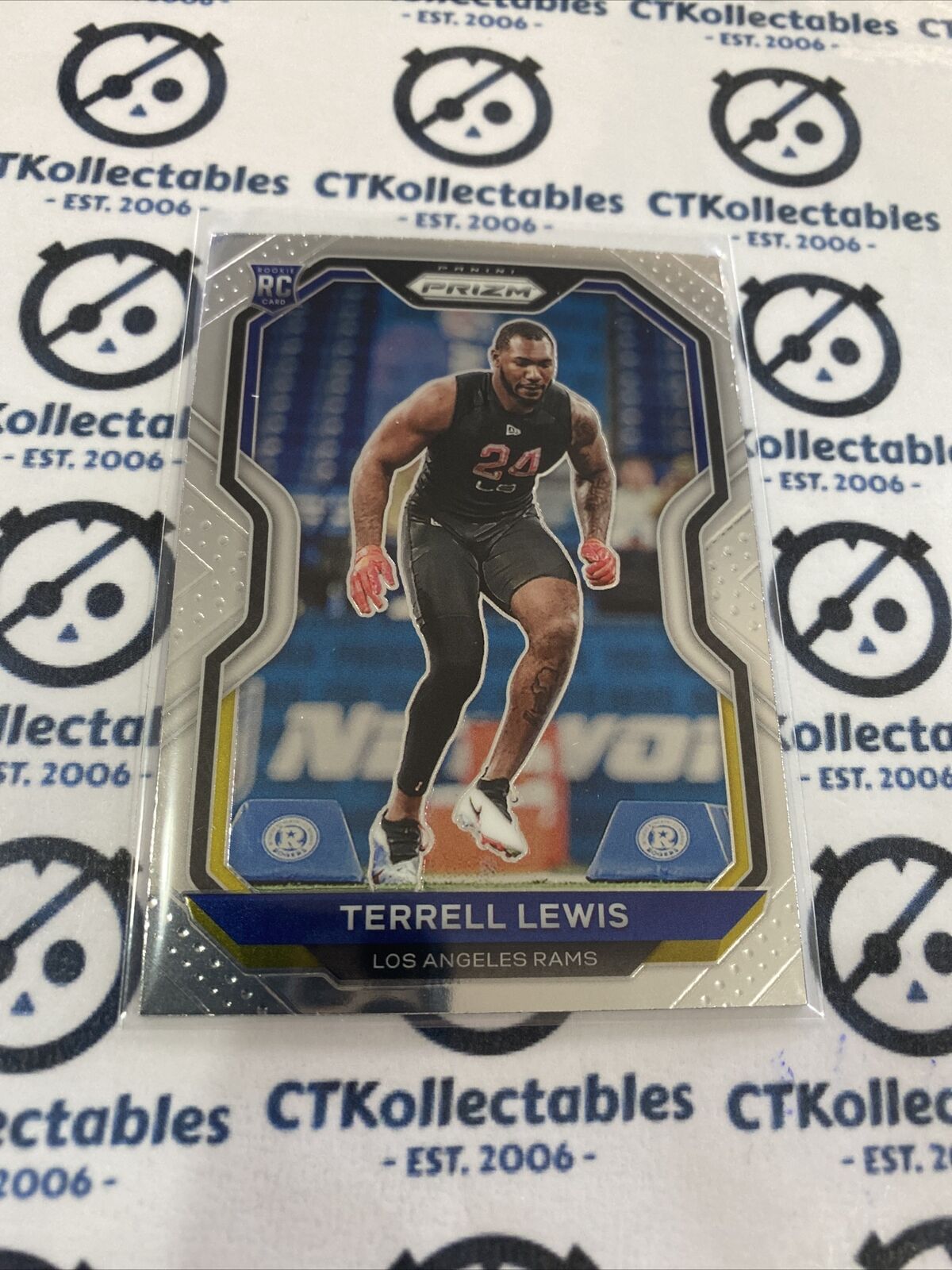 2020 NFL Prizm Terrell Lewis RC #378 Rams