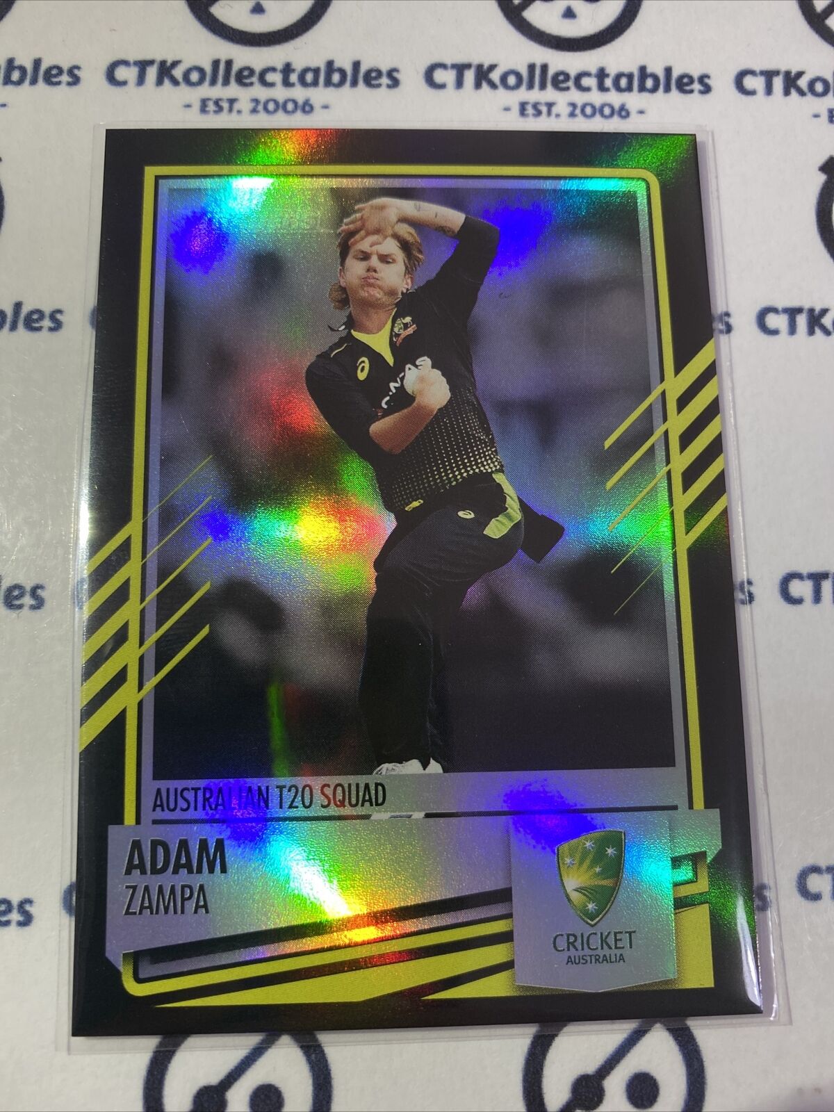 2021/2022 TLA Cricket Traders silver Parallel #P042 Adam Zampa