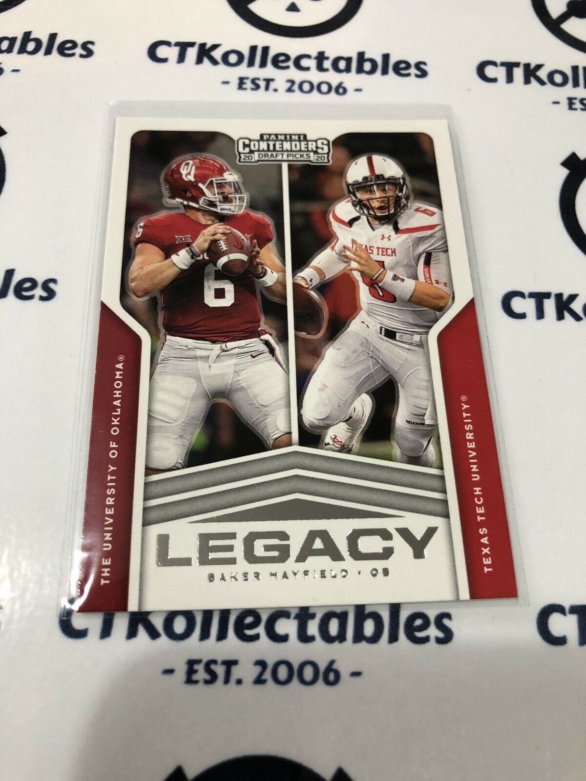 2020 NFL Contenders Draft Legacy Baker Mayfield #12 Browns