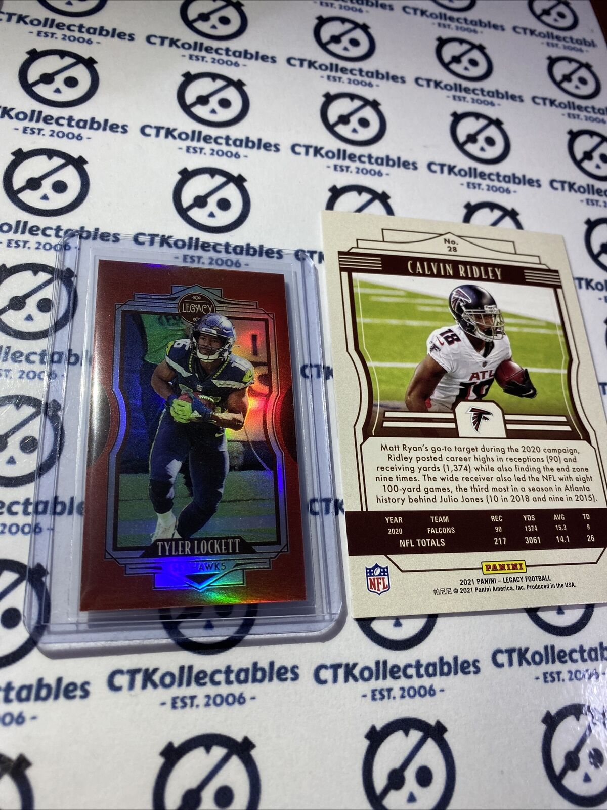 2021 NFL Legacy Mini Ruby Tyler Lockett #69/75 Seahawks