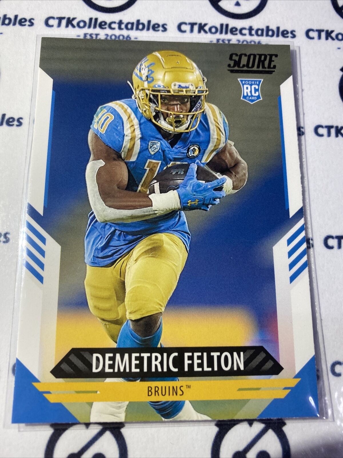 2021 NFL Score Rookie Card Demetric Felton #319 RC Browns