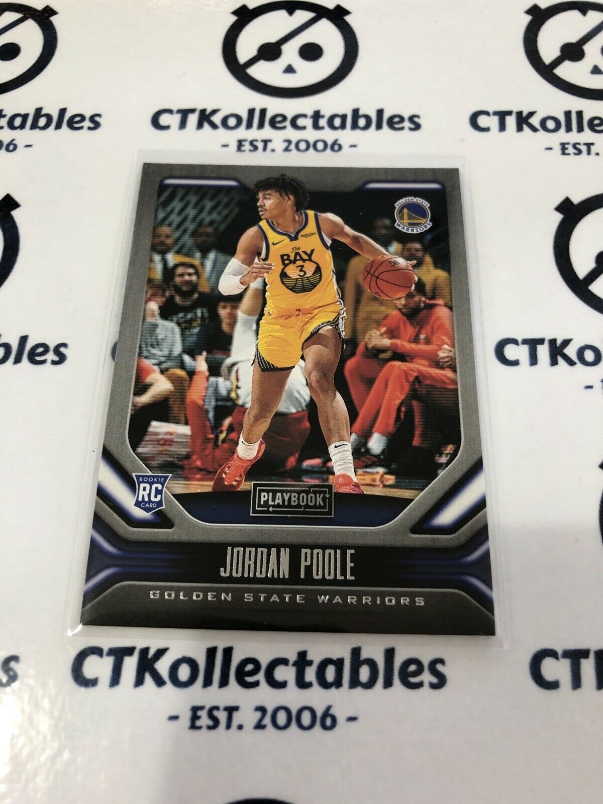 Jordan Poole RC #192 2019-20 NBA Chronicles Playbook