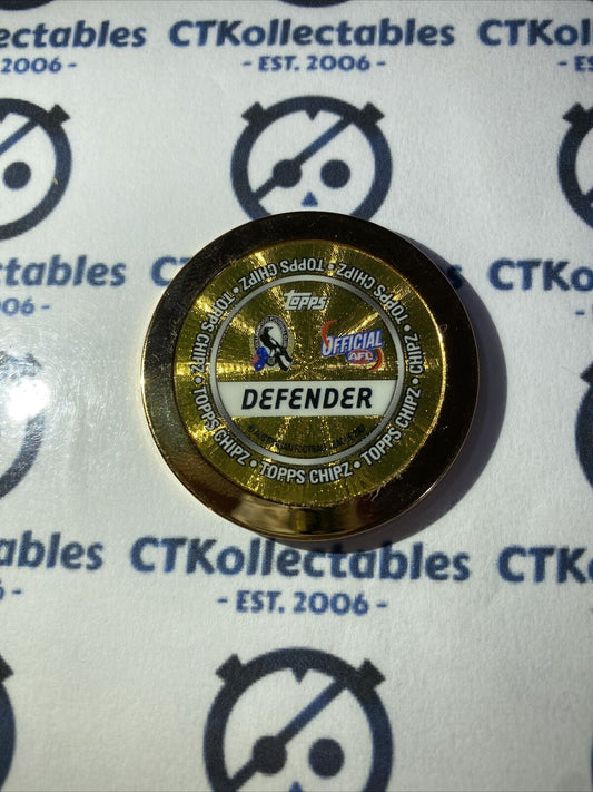 2008 Topps AFL Chipz Tarkyn Lockyer Gold Poker Chip