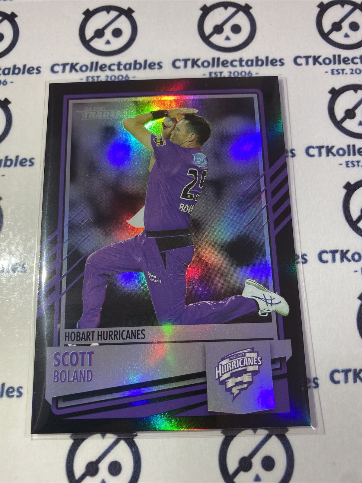 2021/2022 TLA Cricket Traders silver Parallel #P082 Scott Boland