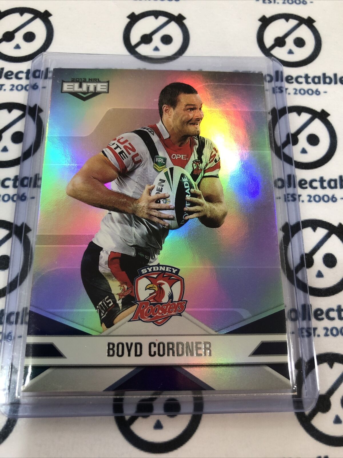 2013 NRL Elite Parallel Boyd Cordner P119 Sydney Roosters