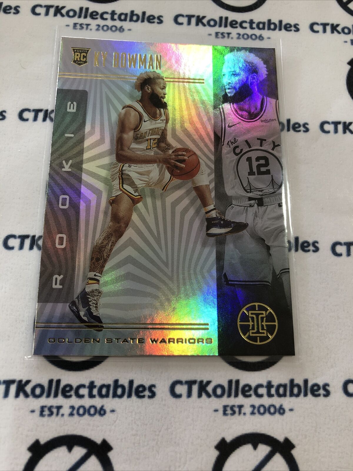 2019-20 NBA Illusions Ky Bowman RC #188 Warriors