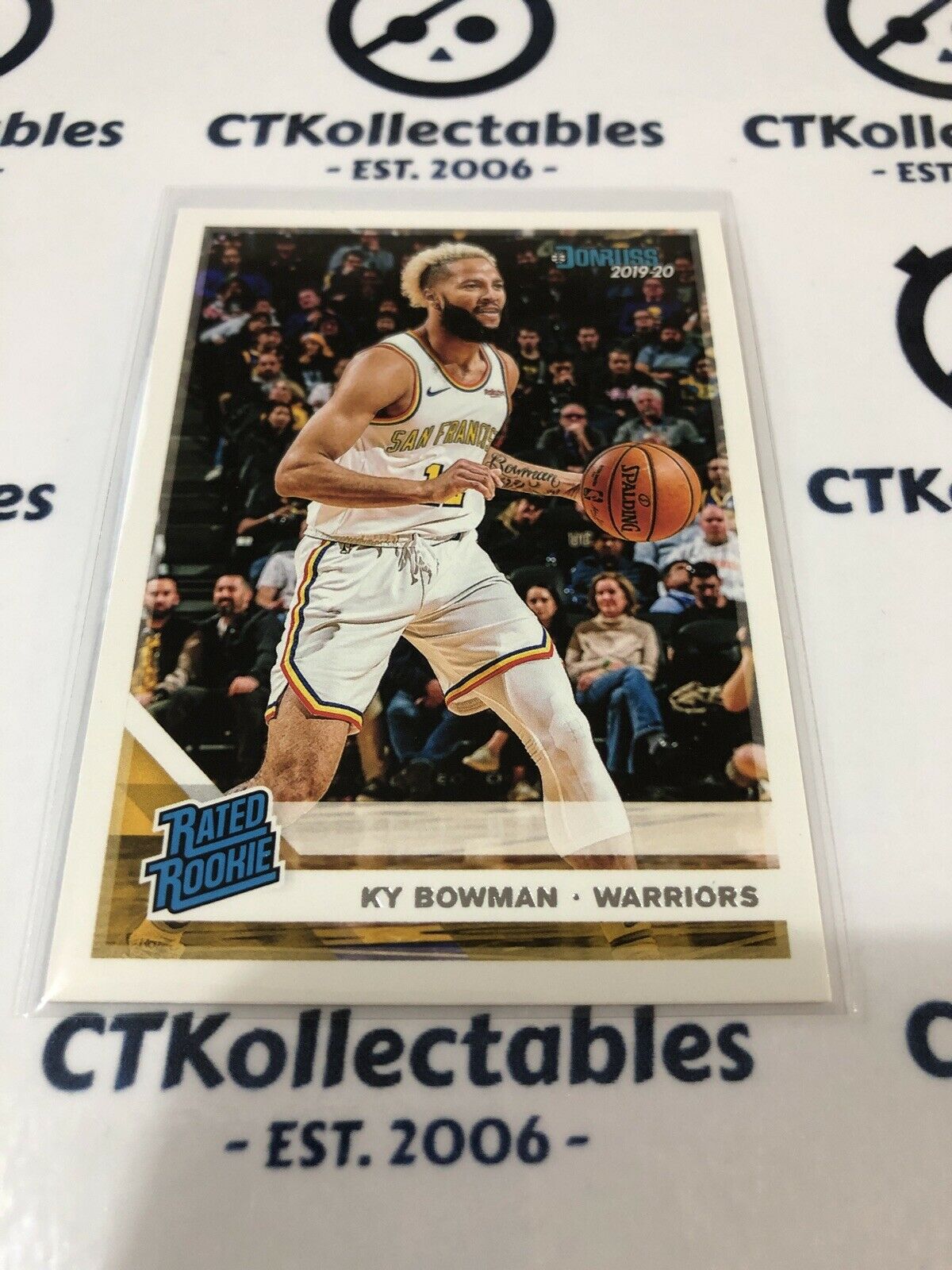 2019-20 NBA Chronicles Donruss Ky Bowman RC #200 Warriors rated rookie
